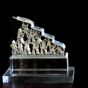 Pewter Custom Trophy